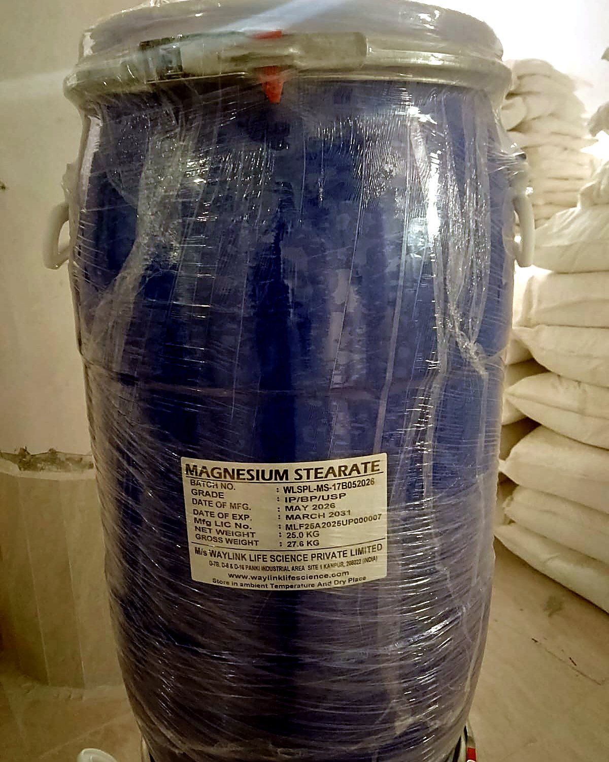 Purified Talcum Powder — export packaging